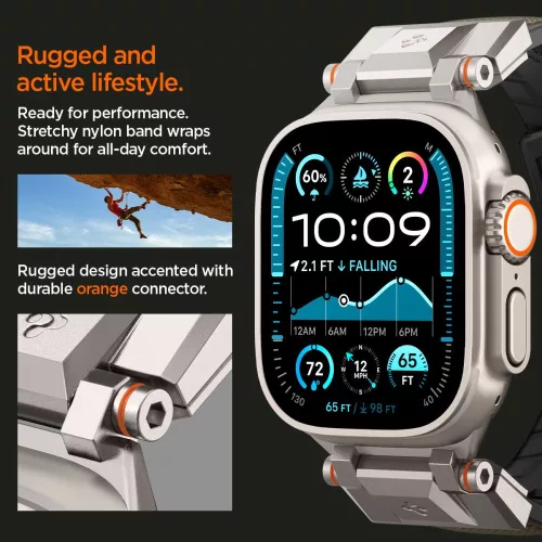 Spigen DuraPro Armor Apple Watch 8/9/10/11/SE/Ultra (44/45/46/49 mm) tok - military green