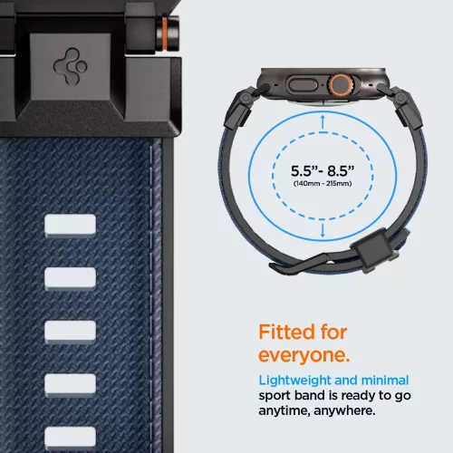 Spigen DuraPro Armor Apple Watch 8/9/10/11/SE/Ultra (44/45/46/49 mm) tok - sötétkék