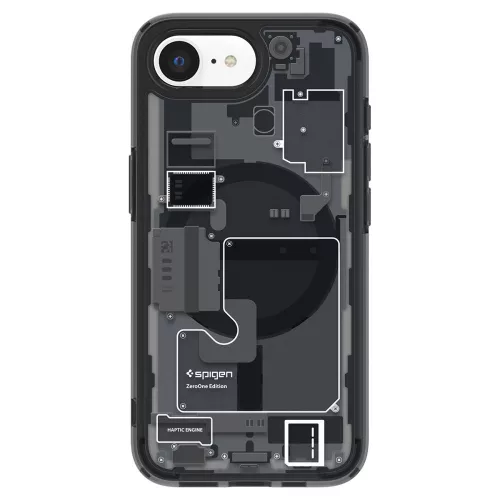 Spigen Ultra Hybrid Mag MagSafe tok, Apple iPhone 16e / 17e - Zero One fekete
