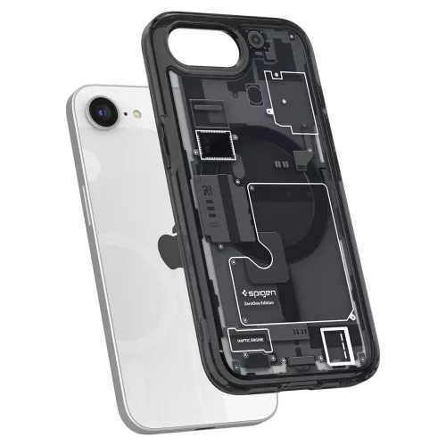 Spigen Ultra Hybrid Mag MagSafe tok, Apple iPhone 16e / 17e - Zero One fekete