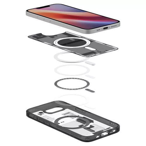 Spigen Ultra Hybrid Mag MagSafe tok, Apple iPhone 16e / 17e - Zero One fekete