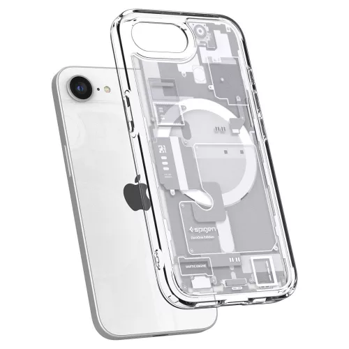 Spigen Ultra Hybrid Mag MagSafe tok, Apple iPhone 16e / 17e - Zero One fehér