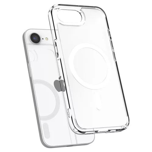 Spigen Ultra Hybrid Mag MagSafe tok, Apple iPhone 16e / 17e - Frost fehér