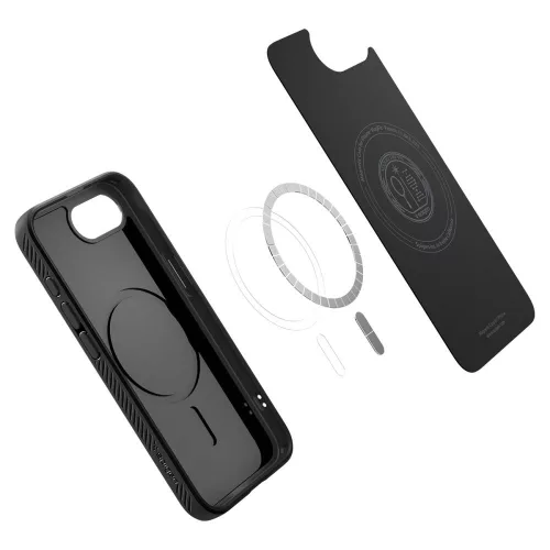 Spigen Liquid Air Mag MagSafe tok, Apple iPhone 16e / 17e - matt fekete