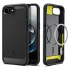 Spigen Rugged Armor Mag MagSafe tok, Apple iPhone 16e / 17e - matt fekete
