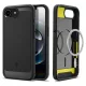 Spigen Rugged Armor Mag MagSafe tok, Apple iPhone 16e / 17e - matt fekete