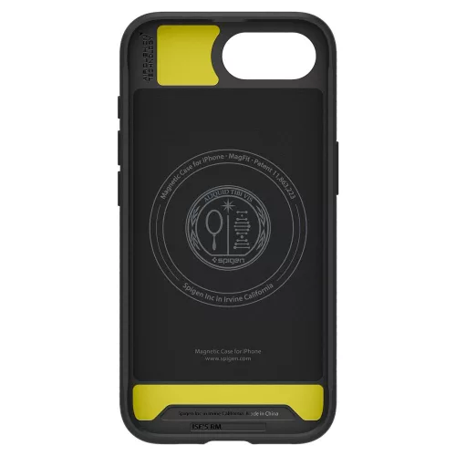 Spigen Rugged Armor Mag MagSafe tok, Apple iPhone 16e / 17e - matt fekete