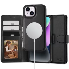 Tech-Protect Wallet MagSafe iPhone 15 fekete