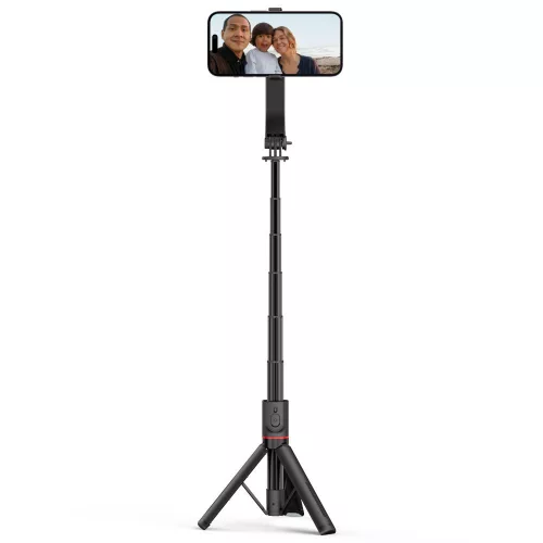 Tech-Protect L04S MagSafe Bluetooth Selfie Stick Tripod fekete
