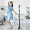 Tech-Protect L04S MagSafe Bluetooth Selfie Stick Tripod fekete