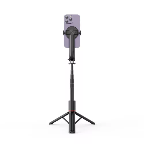 Tech-Protect L04S MagSafe Bluetooth Selfie Stick Tripod fekete
