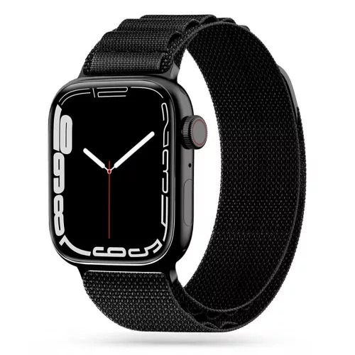 Tech-Protect Nylon Pro Apple Watch szíj 44/45/46/49 mm - fekete