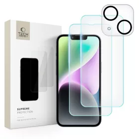   Tech-Protect Supreme edzett üveg szett 3 darab iPhone 14 átlátszó