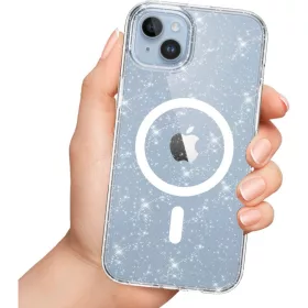   Tech-Protect Flexair Hybrid MagSafe tok, Apple iPhone 13/14 csillámos