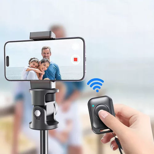 Tech-Protect L03S Bluetooth Selfie Stick Tripod fekete