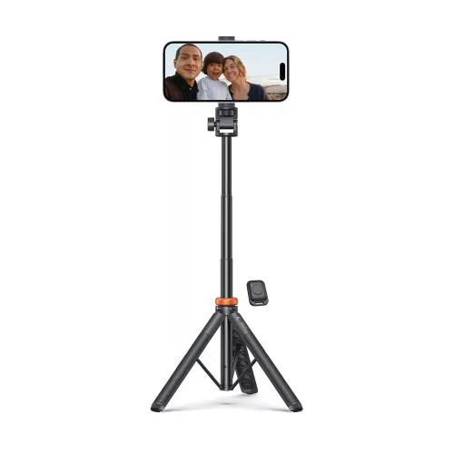 Tech-Protect L03S Bluetooth Selfie Stick Tripod fekete