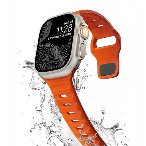Tech-Protect Iconband Apple Watch szíj 44/45/46/49 mm - narancssárga