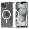 Tech-Protect FlexAir Hybrid MagSafe iPhone 15 glitteres átlátszó tok