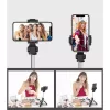 Tech-Protect L02S Bluetooth Selfie Stick Tripod fekete