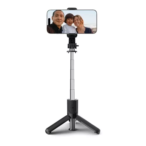 Tech-Protect L02S Bluetooth Selfie Stick Tripod fekete
