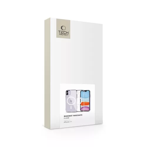 Tech-Protect Magmat MagSafe tok, Apple iPhone 11 átlátszó