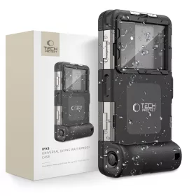 Tech-Protect IPX8 univerzális vízálló tok - fekete