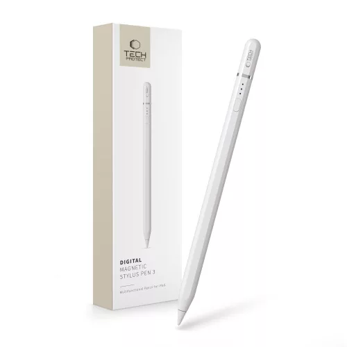 Tech-Protect érintő ceruza Apple "3" iPad  készülékekhez - fehér