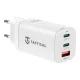 Tactical FlashBang GaN hálózati töltő adapter 65W  - fehér