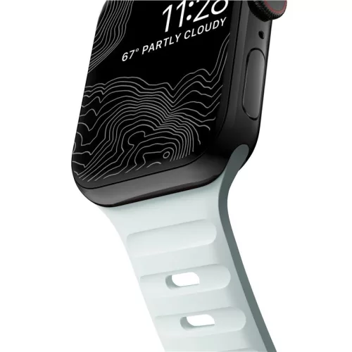 Nomad Sport Szilikon szíj,  M/L, Glow 2.0 -  42/44/45/49mm - fluoreszkáló