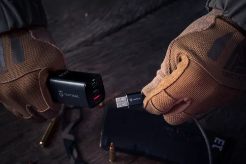 Tech-Protect NC100W-GAN töltő GaN 3x USB-C PD 100W / USB-A QC 3.0 - fehér