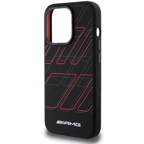 AMG Large Rhombuses Apple iPhone 15 Pro Magsafe tok - fekete
