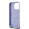 Karl Lagerfeld Liquid Silicone Karl and Choupette MagSafe tok iPhone 16 Pro - lila
