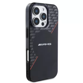 AMG Rhombs MagSafe tok iPhone 16 Pro Max - fekete/piros