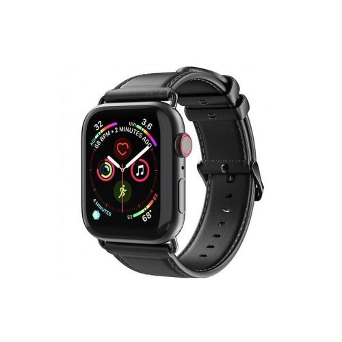 Apple Watch szíj 38/ 40/ 41 mm Dux Ducis YA valódi bőr- fekete