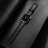 Apple Watch szíj 38/ 40/ 41 mm Dux Ducis YA valódi bőr- fekete