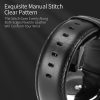 Apple Watch szíj 38/ 40/ 41 mm Dux Ducis YA valódi bőr- fekete