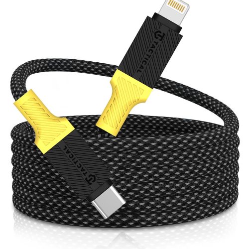 Tactical MagRope USB-C/Lightning 1m Black/Yellow
