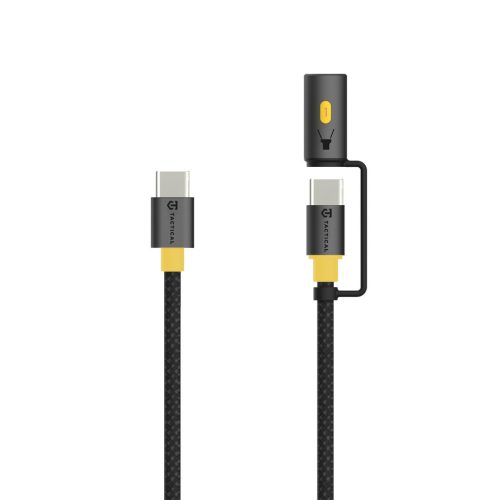Tactical Stinger Cable USB-C/USB-C 1,5m - fekete