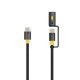 Tactical Stinger Cable USB-C/USB-C 1,5m - fekete