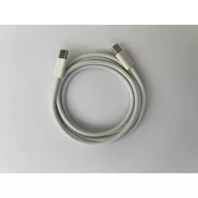 Dreamtech PD fonott kábel fehér USB-C / USB-C 3A 60W 1M