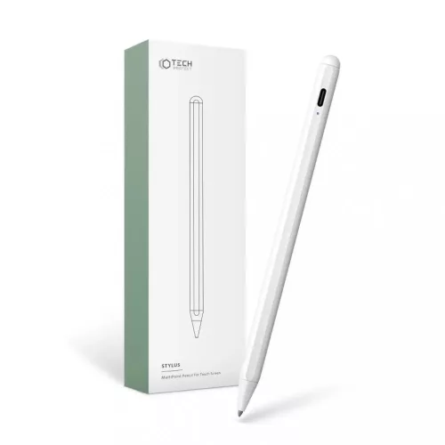 Tech-Protect érintő ceruza Apple iPad készülékekhez - fehér