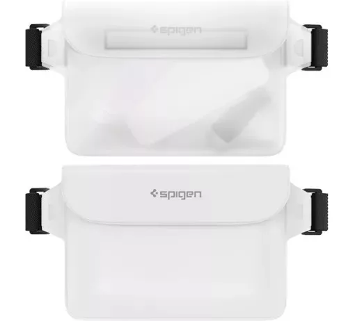 Spigen Aqua Shield A620 univerzális vízálló övtáska (2db) - fehér