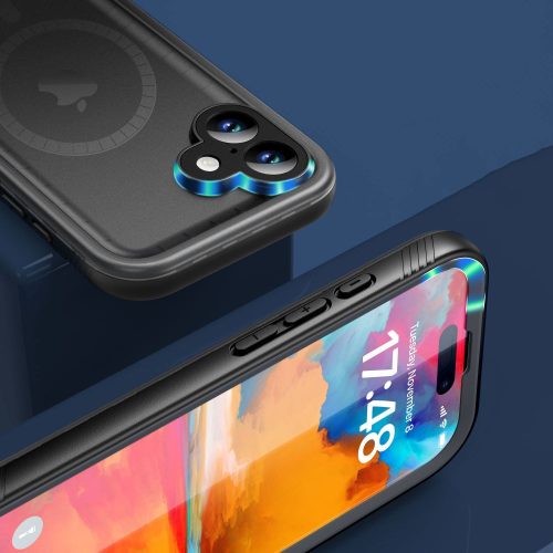 Tech-Protect Shellbox vízálló és ütésálló  Apple Apple iPhone 16 Pro Max készülékhez-fekete