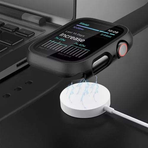 Apple Watch 10 (46mm) Tech-Protect Defense360 tok és üvegfólia - fekete