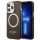 Guess Gold Outline GUHMP13XHTCMK MagSafe iPhone 13 Pro Max kemény hátlap tok - fekete