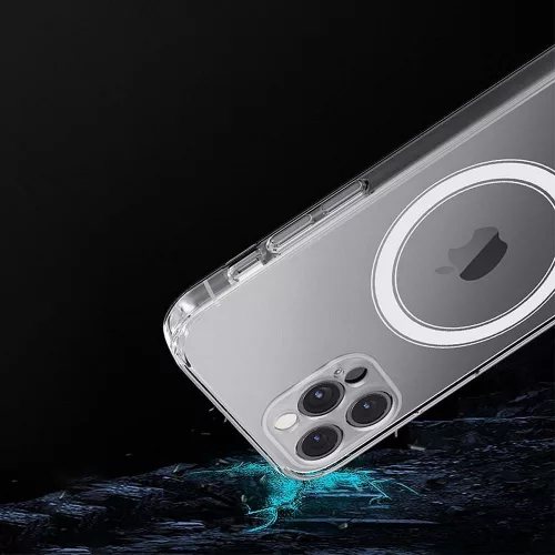 iPhone 13 Pro tok,  Mag Cover (MID) Magsafe kompatibilis - átlátszó