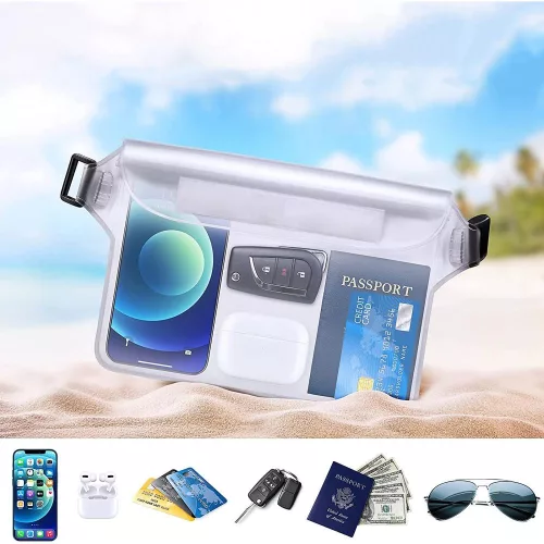 Tech-Protect Waterproof vízálló táska - szürke/átlátszó