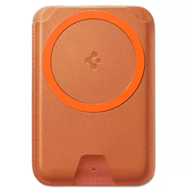   Spigen Valentinus MagFit+ MagSafe univerzális mágneses kártyatartó metál  - narancssárga