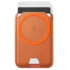 Spigen Valentinus MagFit+ MagSafe univerzális mágneses kártyatartó metál  - narancssárga