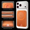 Spigen Valentinus MagFit+ MagSafe univerzális mágneses kártyatartó metál  - narancssárga